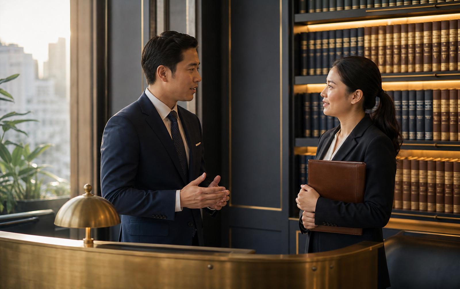 ทนายและ CPA ของบริษัท ไทย ลอว์ แอนด์ แอคเคาน์ติ้ง เซอร์วิสเซส ปรึกษาลูกค้าที่ออฟฟิศกรุงเทพฯ